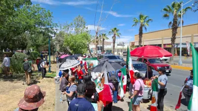 Simpatizantes de Morena se concentran en Chihuahua previo a movilización