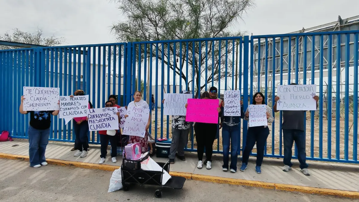 Arriba Maru Campos a Juárez para reunirse con Sheinbaum