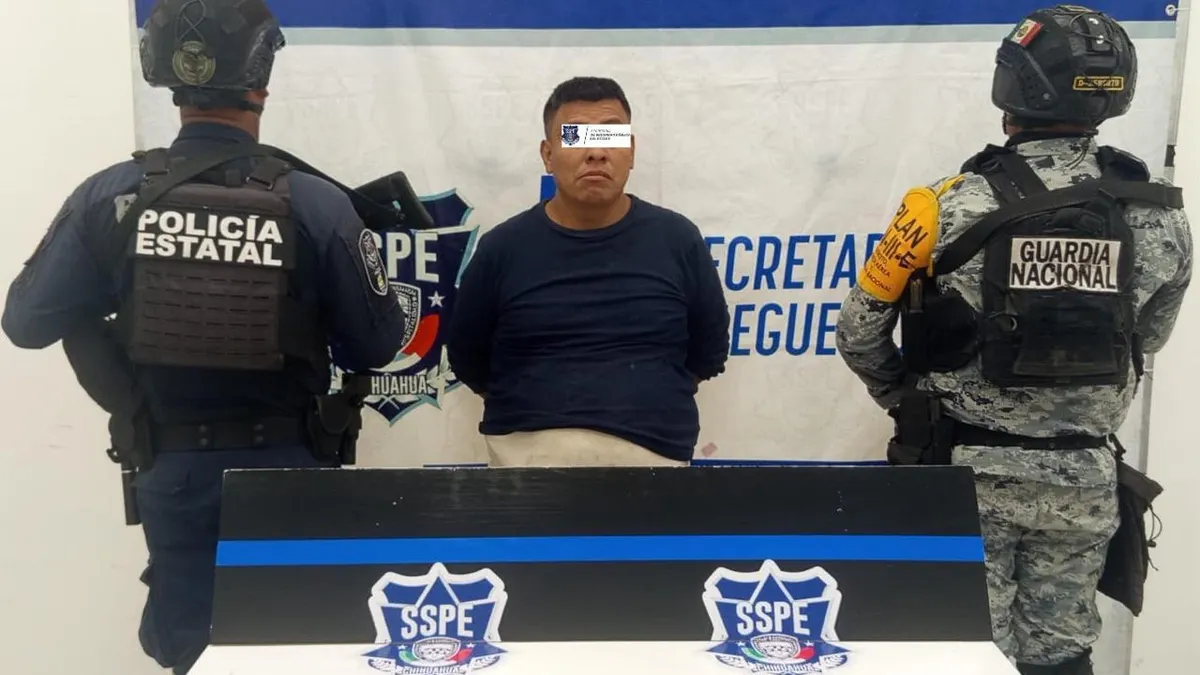 Arrestan a presunto extorsionador de comercio en Anapra