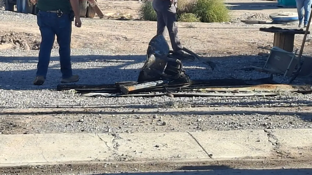 Incendio de oficina móvil deja daños materiales en Valle del Sol