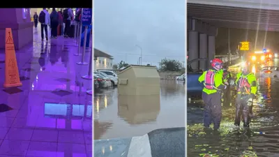 Lluvias torrenciales inundan calles de El Paso y dejan vehículos varados