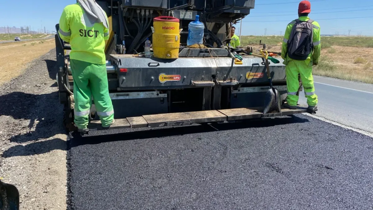 Incorpora SICT Tren de Pavimentación para tramo Chihuahua-Juárez