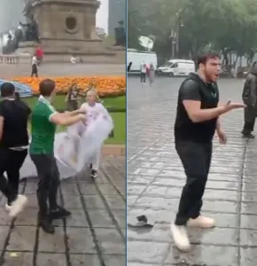 Aficionados del Tri agreden a activista y reportero durante festejo en el Ángel
