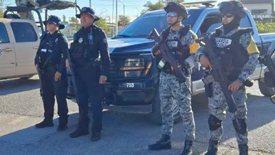 Despliegan operativo de seguridad en Juárez con cateos y patrullajes coordinados