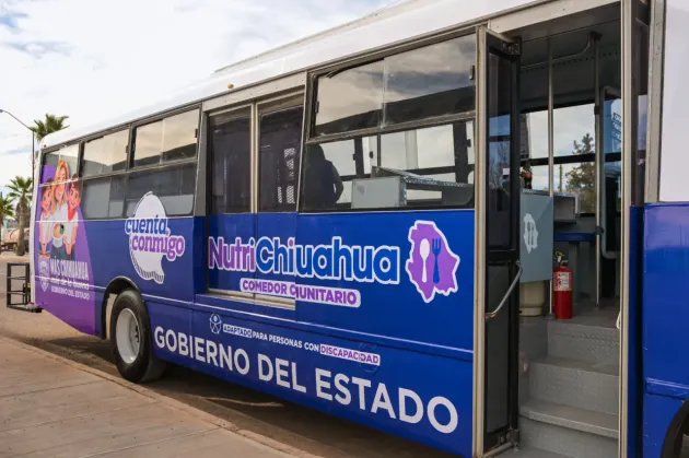 Comedor móvil de NutriChihuahua beneficia a estudiantes de primaria