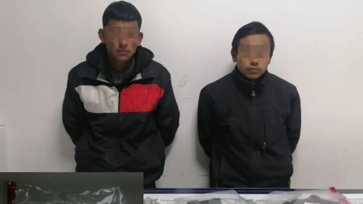 Detienen a 2 jóvenes que se hacían pasar por policías municipales