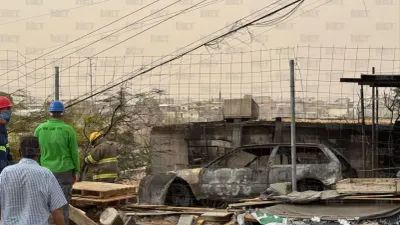 Se queman casas y taller mecánico en la colonia Mariano Escobedo