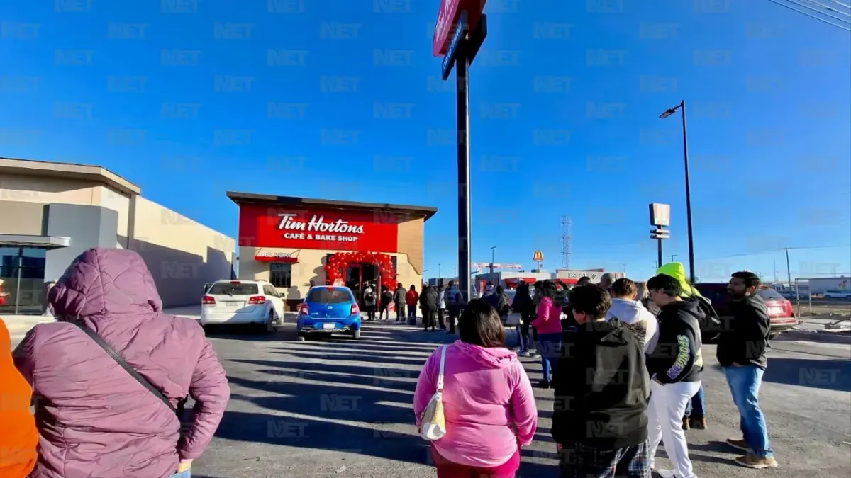 Con desayunos gratis, abrió Tim Hortons su primera sucursal en Juárez