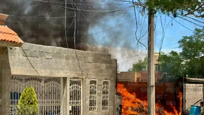 Incendio en casa abandonada moviliza a Bomberos en Parajes de Oriente