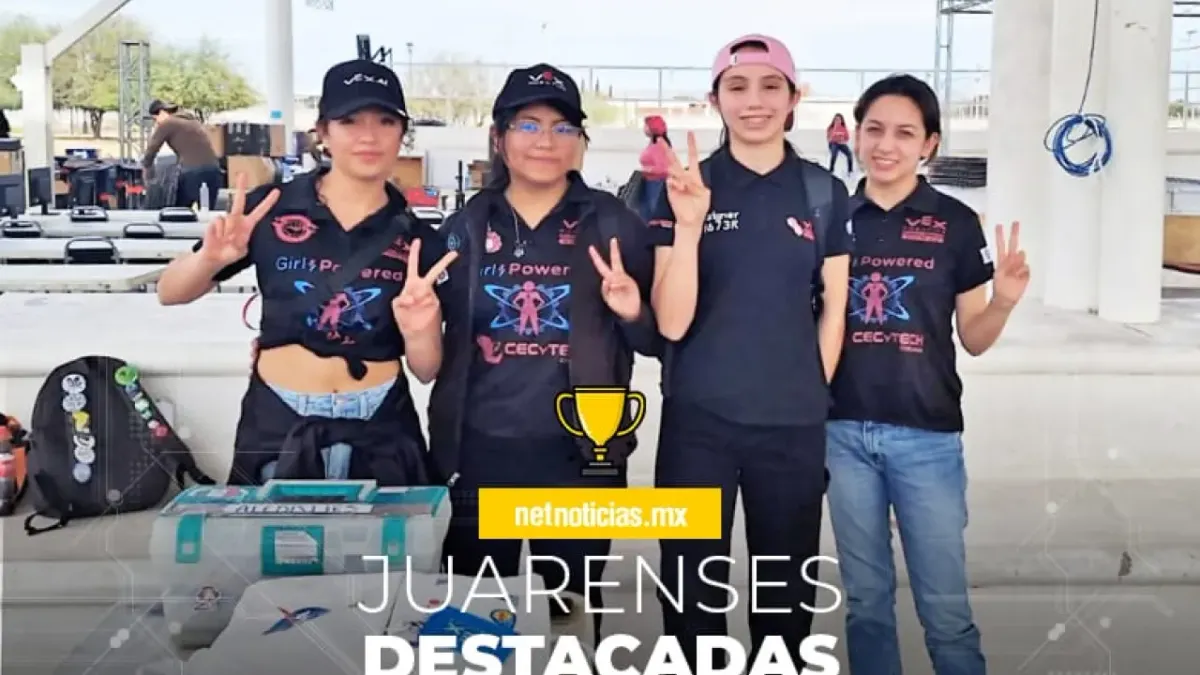 Triunfan 4 estudiantes en competencia Girl Powered Vex 2024