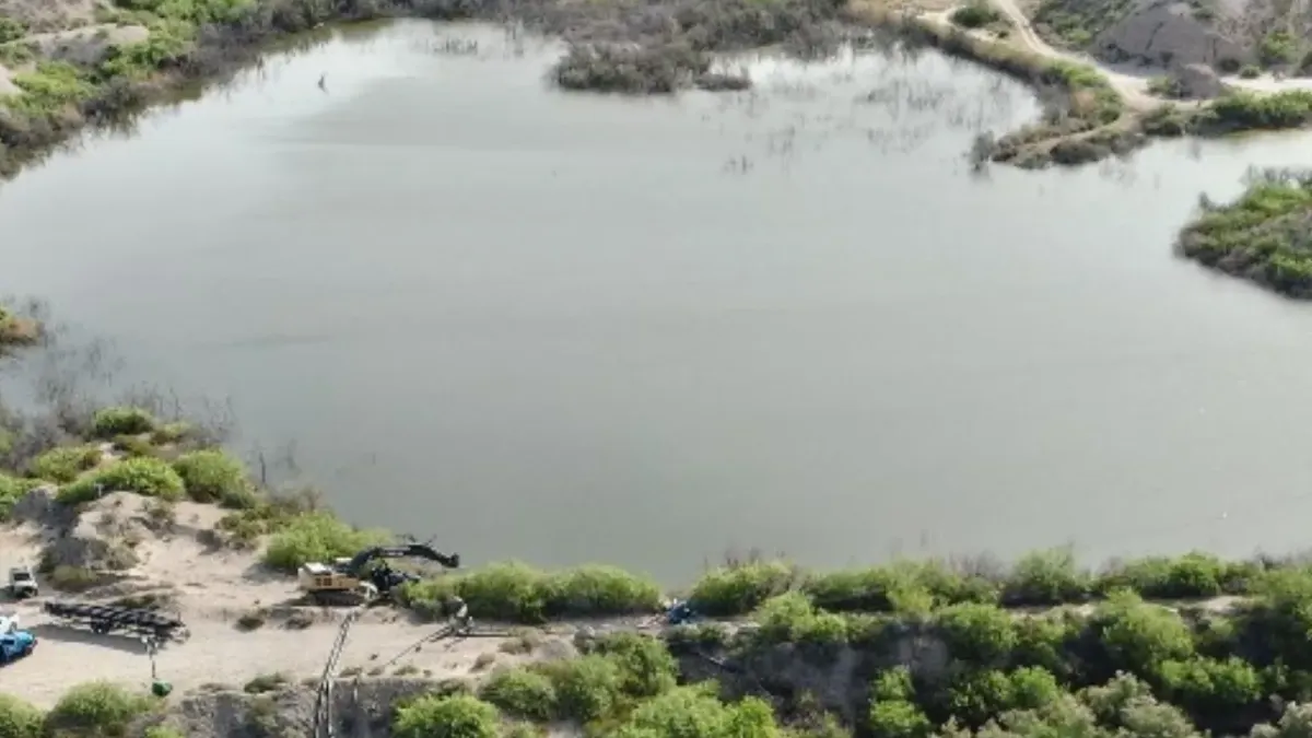 Estabilizan presa en El Paso tras riesgo de colapso en Cement Lake
