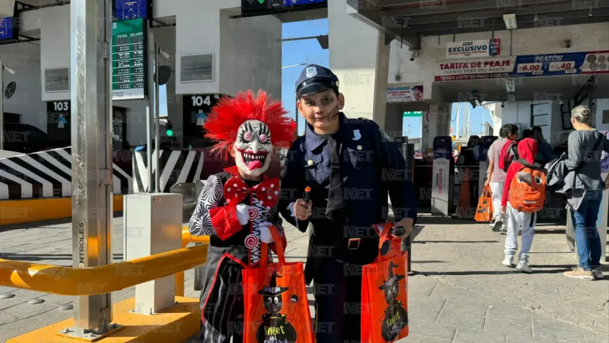 Halloween: Juarenses cruzan a El Paso para pedir dulces