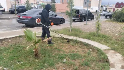 Mejoran imagen de parque en Horizontes del Sur