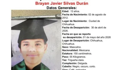Buscan a Brayan Javier Silvas, menor desaparecido en Chihuahua