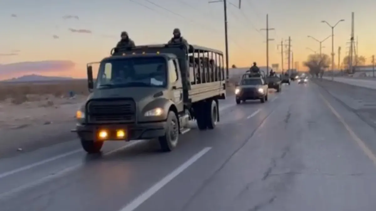 Llega nuevo contingente del Ejército Mexicano a Juárez