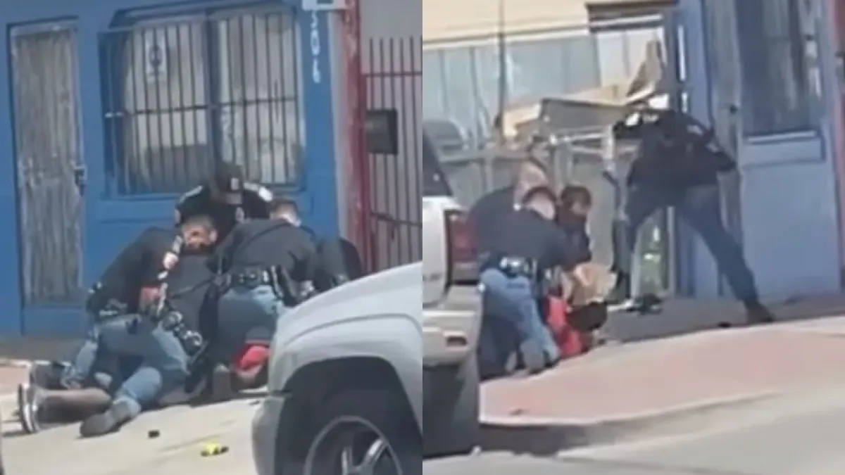El Paso: Así sometieron policías a hombre que murió después