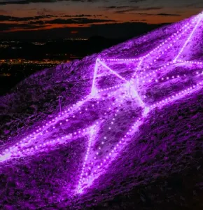 Estrella de la Montaña en El Paso se iluminará de morado por BTS