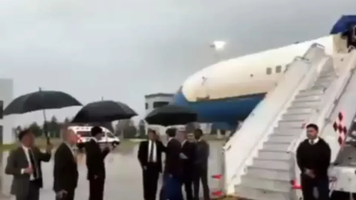 Recibe canciller a Marco Rubio en el AIFA