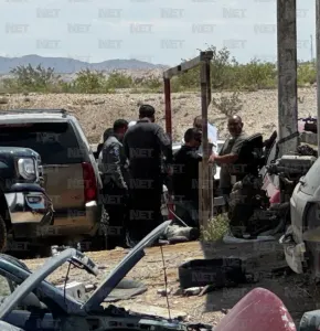 Realizan operativo en yonke; revisan más de 200 vehículos