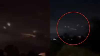 Captan luces misteriosas sobre el Valle de Juárez