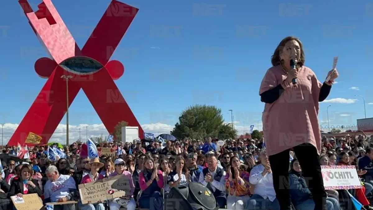 Su lucha es mi lucha: Xóchitl Gálvez en Juárez 