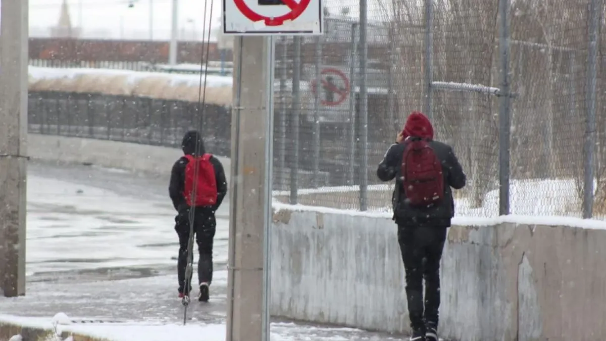Alertan por caída de nieve mañana