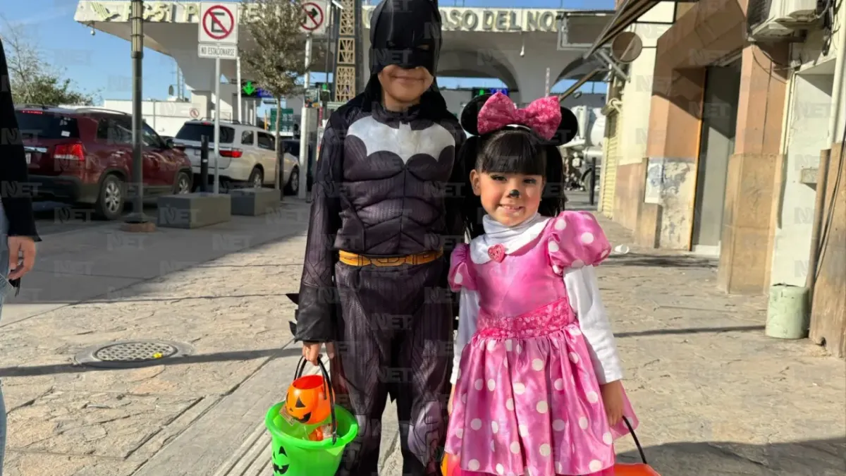 Halloween: Juarenses cruzan a El Paso para pedir dulces