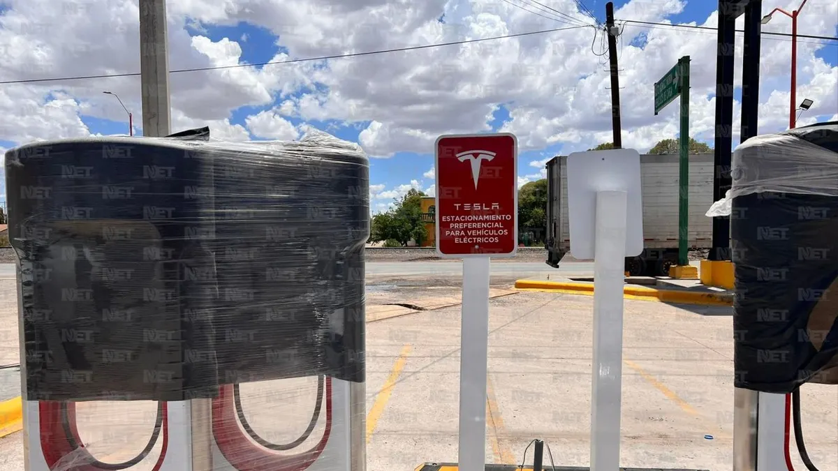 Estaciones de carga Tesla llegan a Ahumada