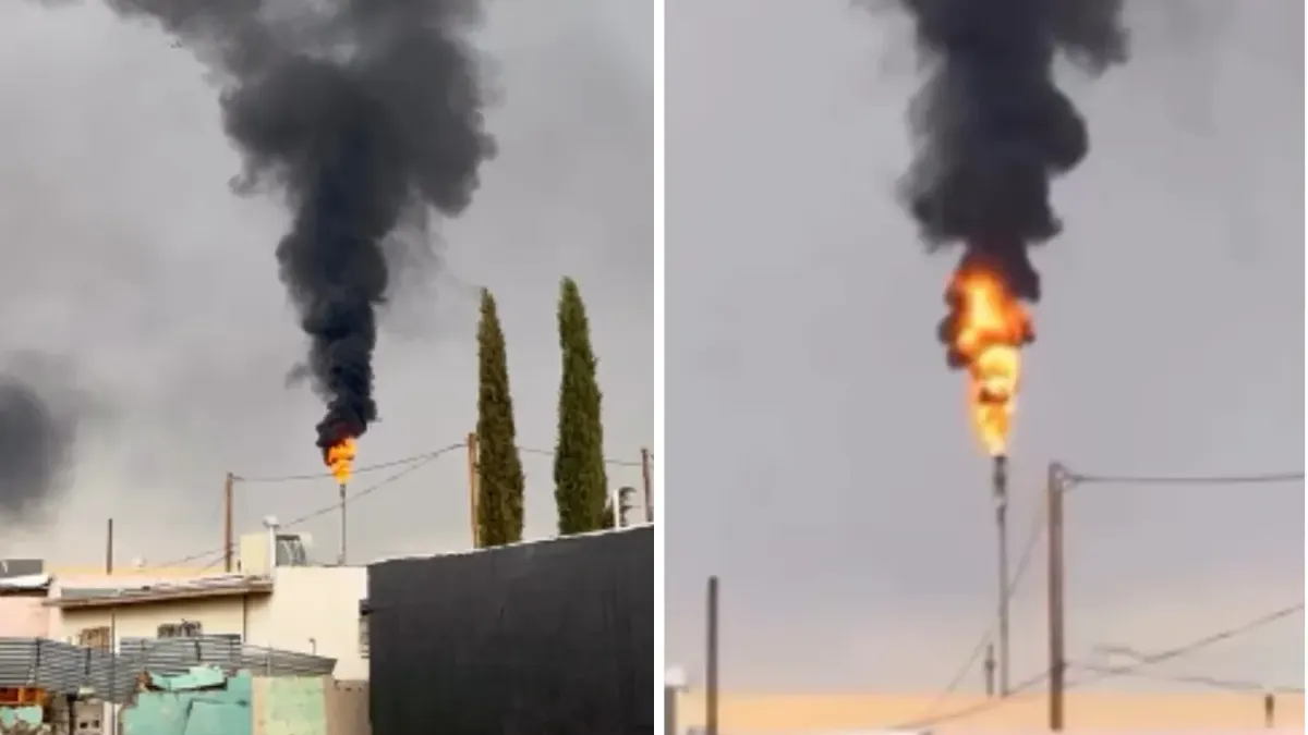 Fuego y humo en refinería de El Paso alerta a fronterizos