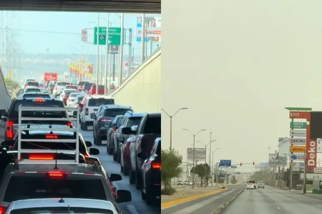 Video viral exhibe vialidades vacías en Juárez por tormenta de arena