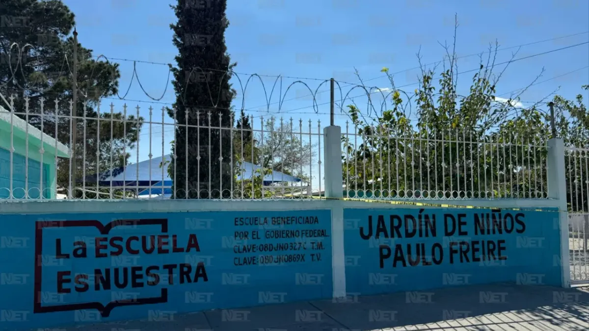 Acordonan acceso a kínder por presencia de enjambre de abejas