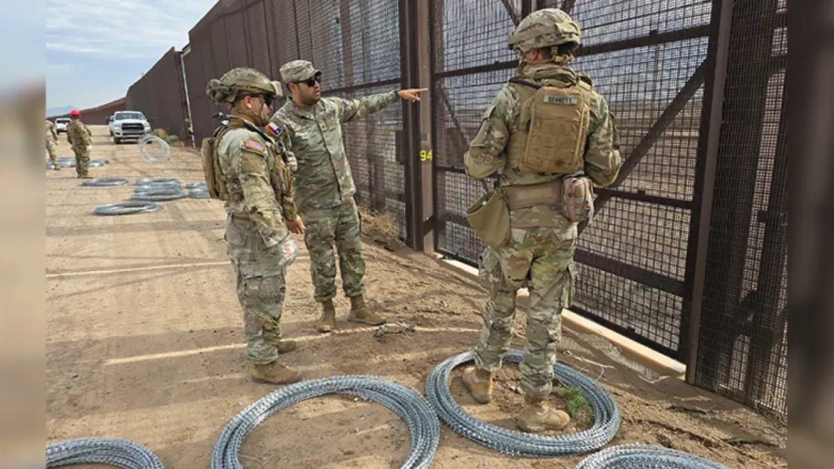 Instala Texas nuevo alambre de púas en El Paso