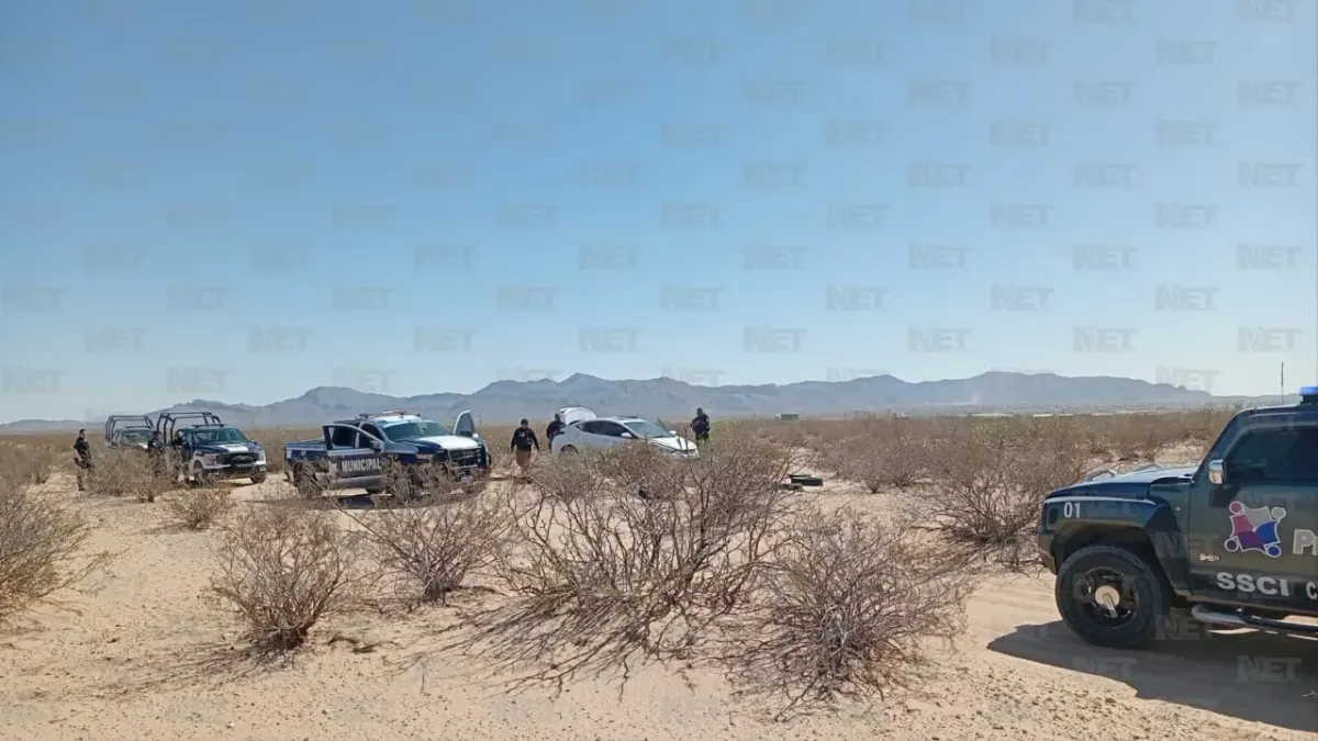 Aseguran vehículo abandonado en brecha rumbo a Casas Grandes
