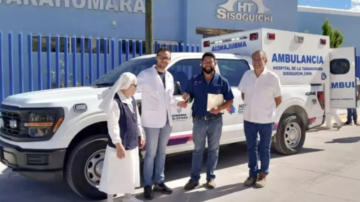 Entregan ambulancia en Hospital de la Tarahumara de Sisoguichi