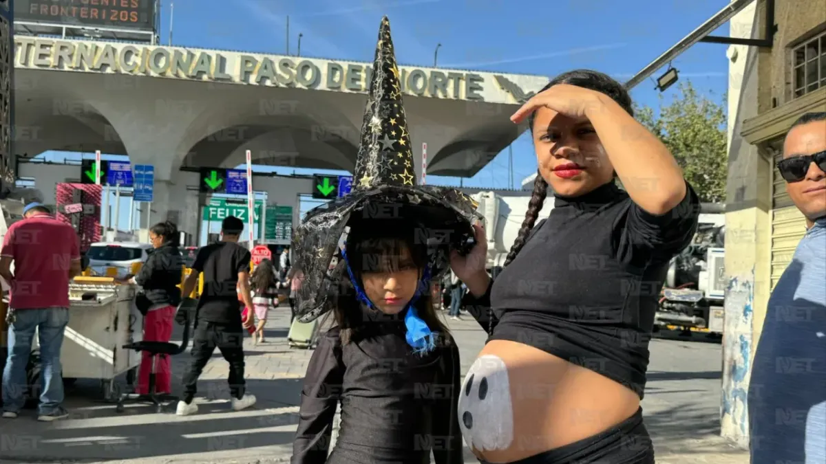 Halloween: Juarenses cruzan a El Paso para pedir dulces