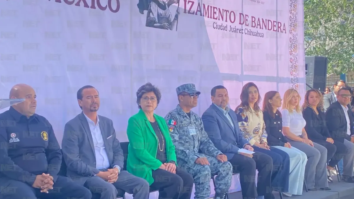 Realizan izamiento de bandera en el Cbtis 270