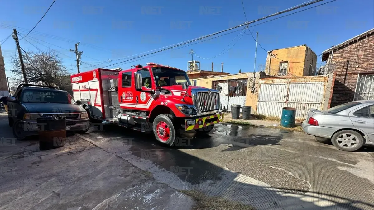 Juárez: Hombre muere en incendio dentro de su vivienda