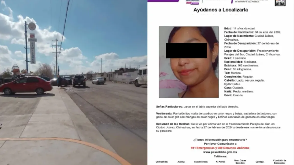Juárez: Encuentran a adolescente desaparecida; pidió ayuda en farmacia