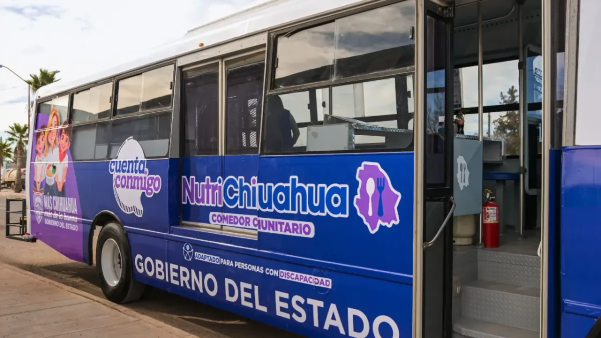 Comedor móvil de NutriChihuahua beneficia a estudiantes de primaria