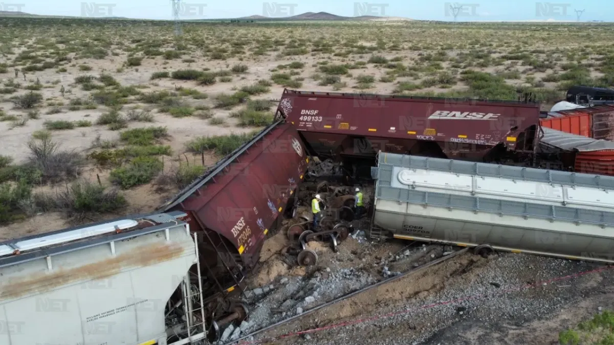Hallan a niño migrante prensado entre los vagones cerca de Samalayuca