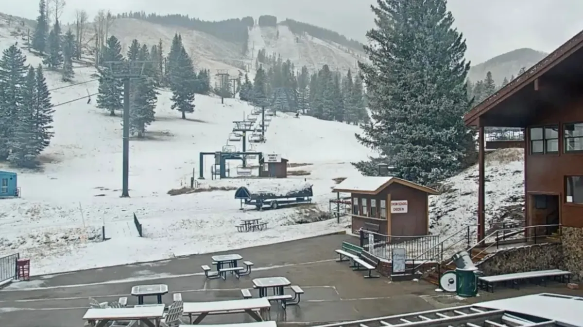 La nieve se hace presente en Ruidoso