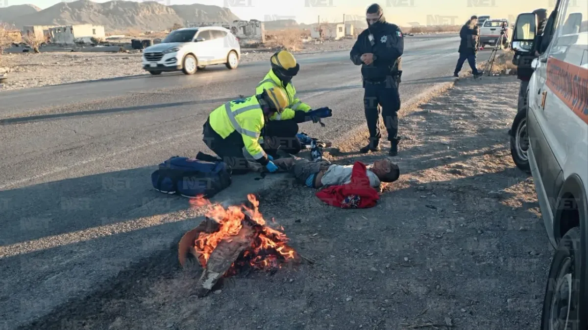 Atropellan a hombre en carretera a Casas Grandes; responsable huye