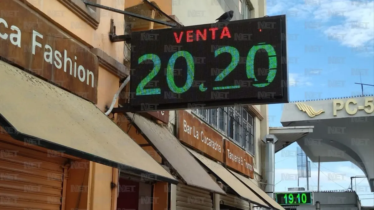 Venden dólar a 20.20 pesos en Juárez