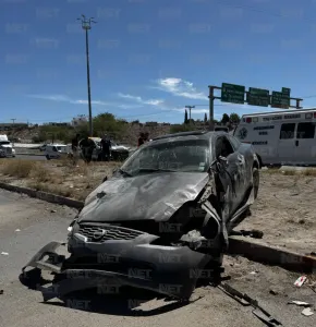 Joven resulta lesionado tras volcadura en bulevar Independencia
