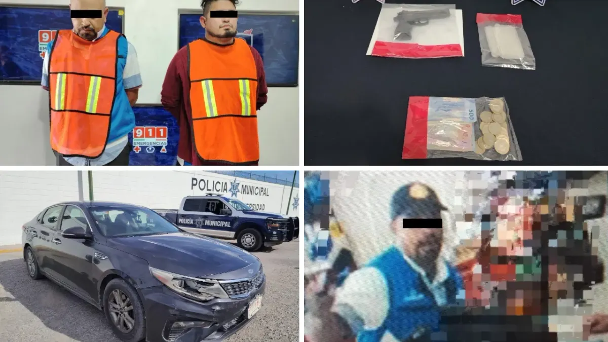Caen dos hombres acusados de asaltar una tienda de conveniencia en Juárez