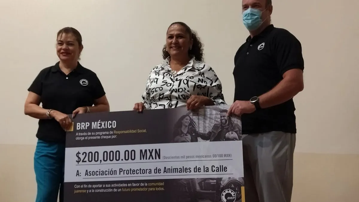 Dona BRP más de un millón de pesos a Asociaciones Civiles