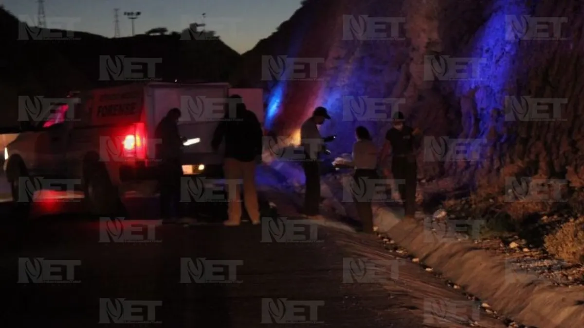 Dejan encobijado en el Camino Real