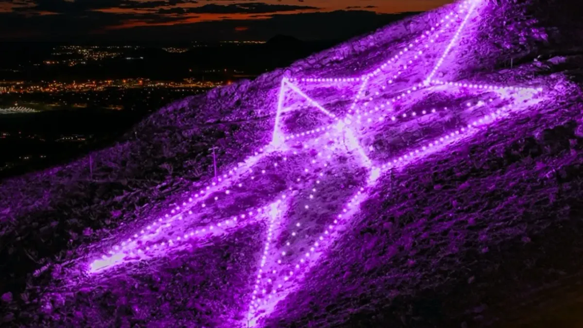 Estrella de la Montaña en El Paso se iluminará de morado por BTS