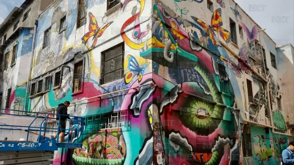 Pintó 'Spaik' su última obra en Ciudad Juárez