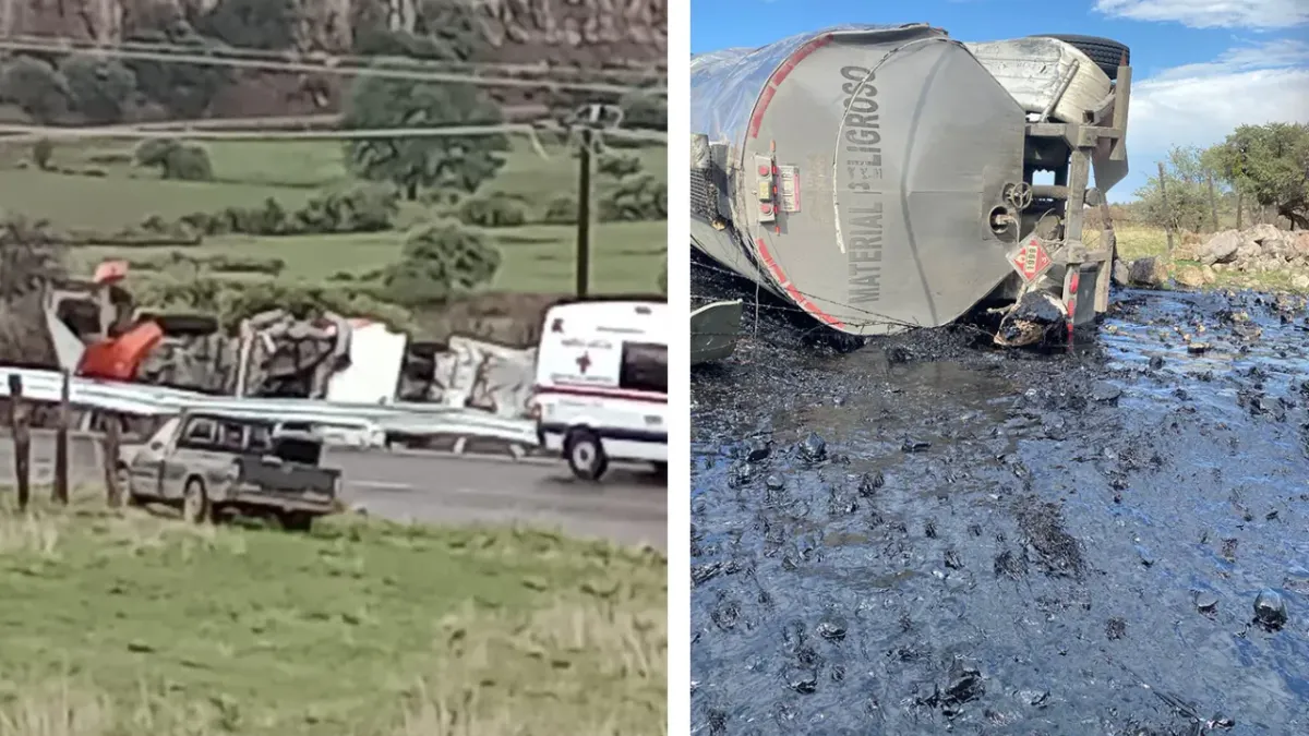 Emiten alerta por derrame de asfalto en Guerrero, Chihuahua